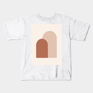 Abstract minimalist Illustration Poster Pastel Tones Decorative Kids T-Shirt